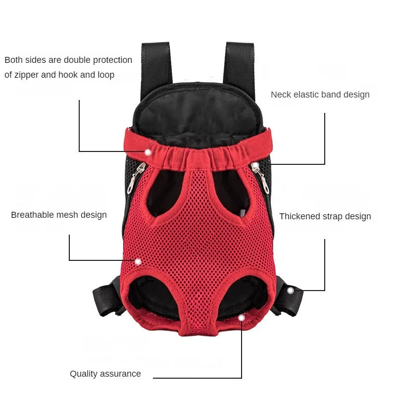 Adjustable Breathable Pet Carrier Backpack For Travel Hiking