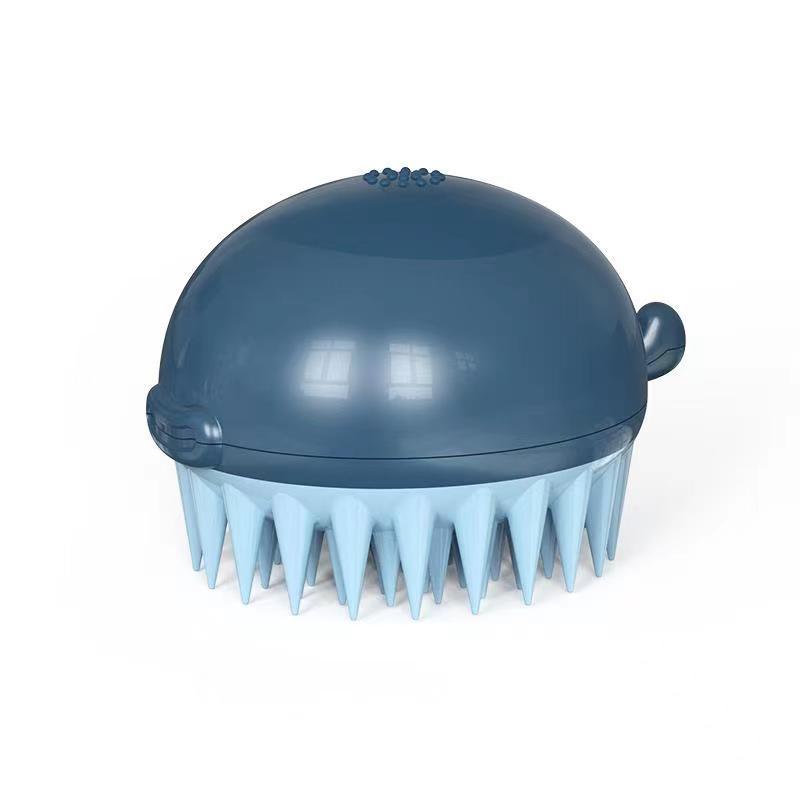 Pet Puffer Bath Brush Refillable Body Cleaning Tool