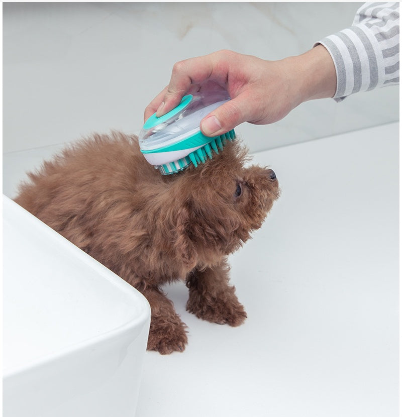 Pet Bath Massage Grooming Brush Cleaning Care Tool