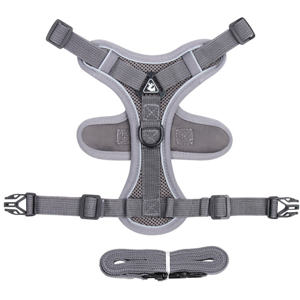 Pet Harness Vest With Chest Strap And Leash