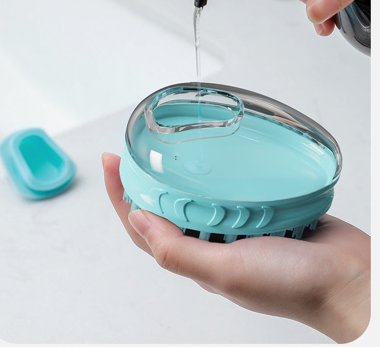 Pet Bath Rub Massage Grooming Brush Tool