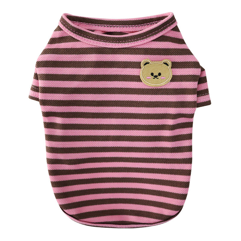 Breathable Summer Pet T Shirt Clothing
