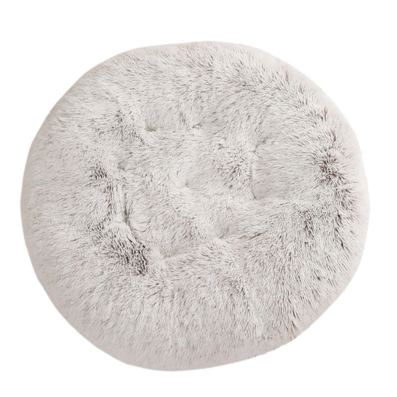 Plush Warm Round Pet Sleeping Mat Bed