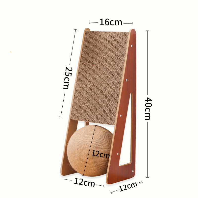 Pet Corrugated Paper Scratching Board Claw Care Interactive Toy