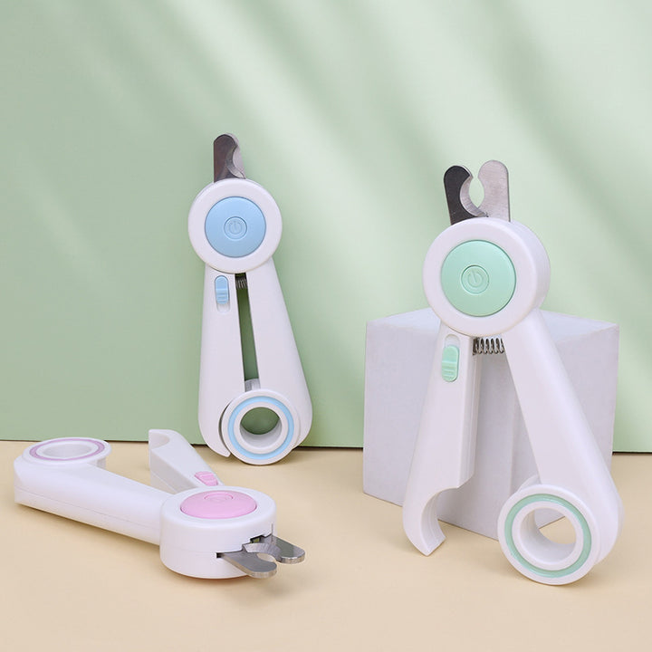 Pet Nail Clippers And Grinder With LED Light