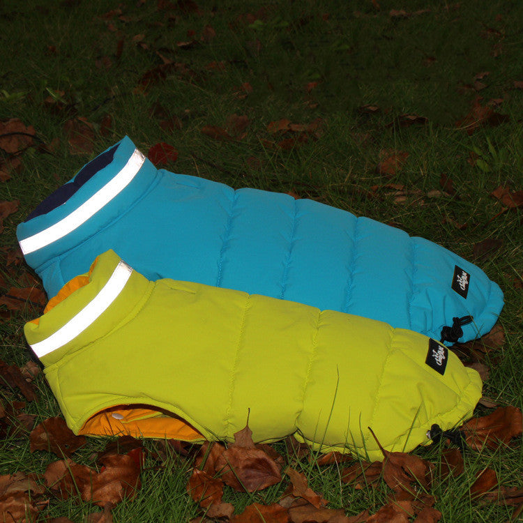 Pet Waterproof Thickened Reflective Outdoor Jacket