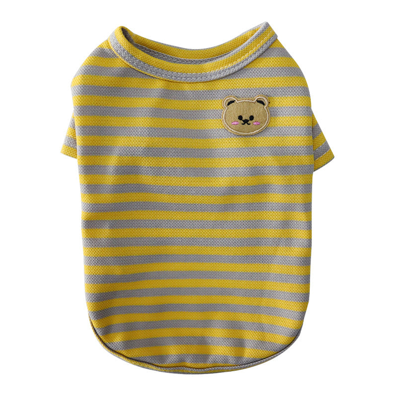 Breathable Summer Pet T Shirt Clothing
