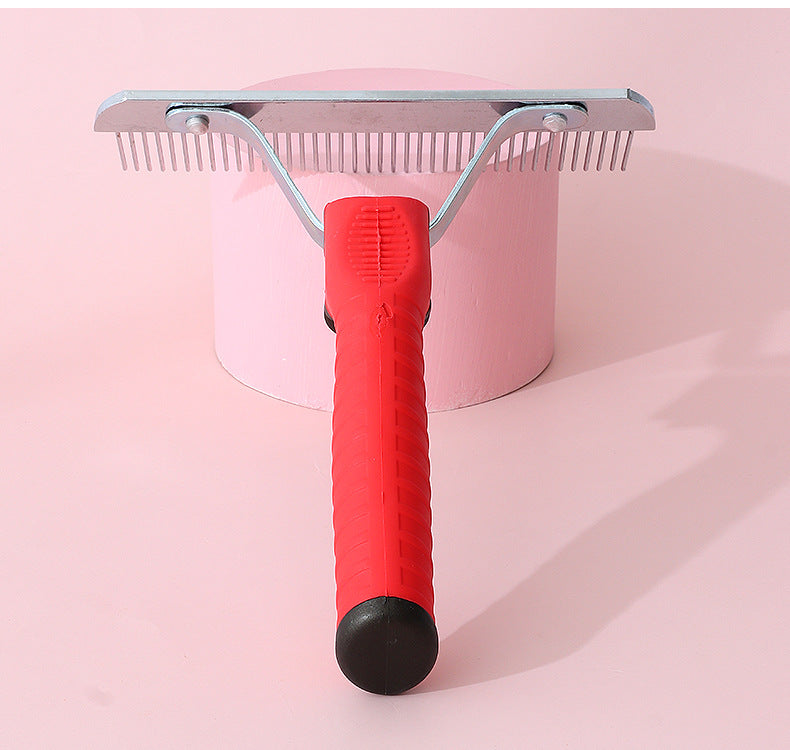Pet Extra Large Rake Deshedding Grooming Comb Brush