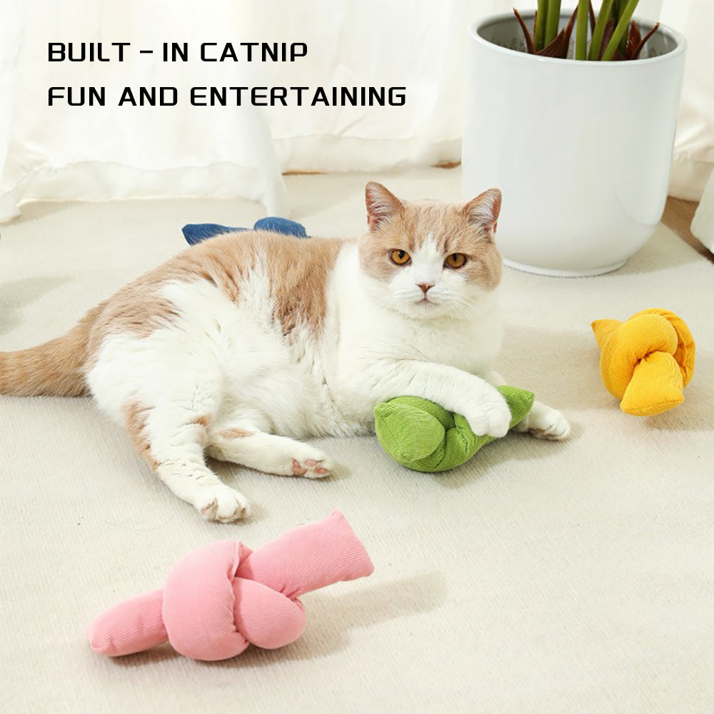Pet Cotton Knot Chew Tug Rope Interactive Toy