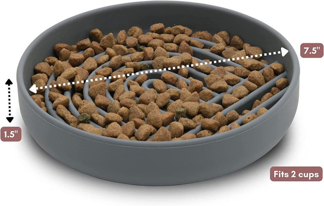 Fashion Simple Pet Slow Feeding Bowl
