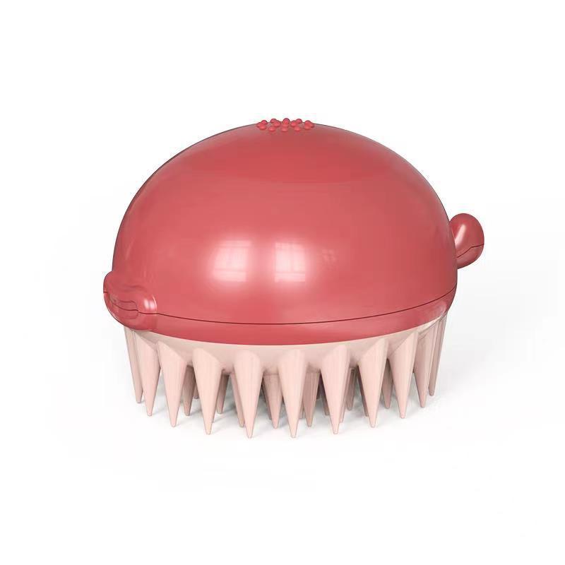 Pet Puffer Bath Brush Refillable Body Cleaning Tool