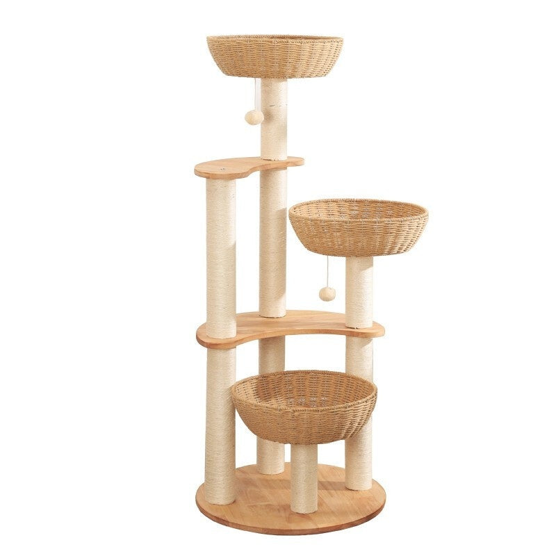 Pet Multi Level House Tree Combo Interactive Play Toy