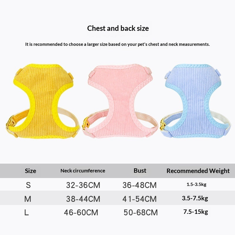 Outdoor Pet Harness And Leash Set